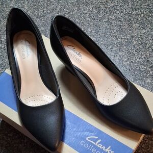 Clarks Women's Classic Black Heels